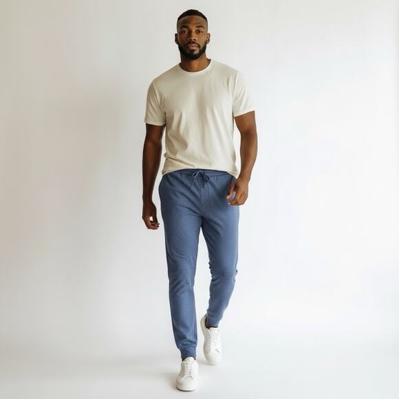 NWT TOMMY JOHN Men’s Lounge Jogger Athletic Gym Casual Pants Comfort Sz Large - Picture 1 of 8